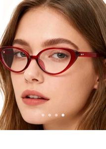 Red Cat-Eye Eyeglasses