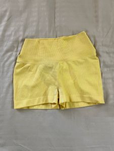 Yellow Cycling Shorts