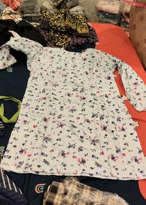Floral Print Kurti Top