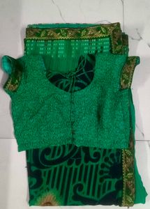 peacock saree