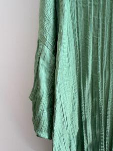 Mango - Green Textured Blouse