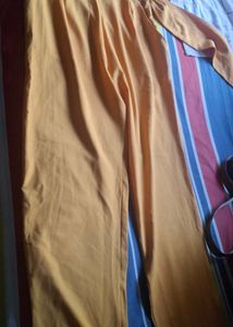 Stylish Ochre Yellow jumpsuit
