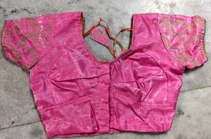 Stunning Pink Embroidered Blouse
