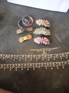 Bangle Set and some dollers,chains,craftitems
