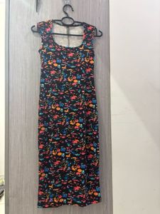 Vibrant Paint Splatter Bodycon Dress