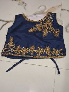 Elegant Girls Navy Blue Lehenga Choli