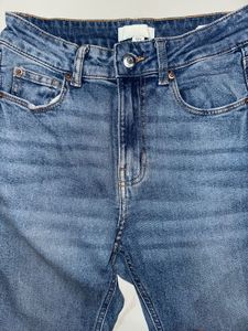 H&amp;M Flared Blue Denim Jeans
