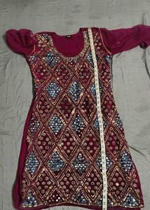 Embellished Kurta Set