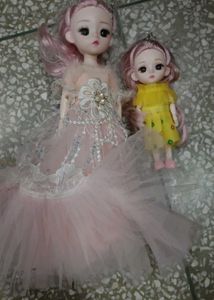 cute dolls set movable joints 3d eyes