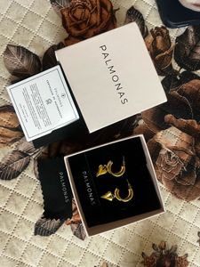 Palmonas Gold Hoop Earrings