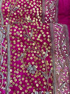 Pink &amp; Yellow Embroidered Salwar Suit