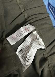 Stylish Wide-Leg Olive Green Pants