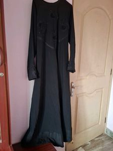 Elegant Black Abaya Gown