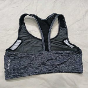 🪔 Marled Grey Sports Bra