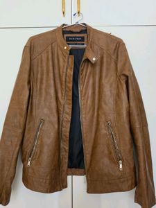 zara leather biker jacket for men