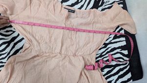 🍑 Peach Mini Dress