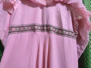Elegant Pink Ethnic Gown