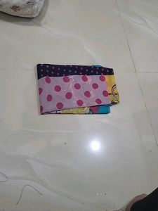 Vibrant Polka Dot Saree