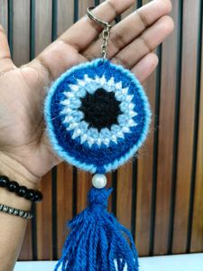 Evil Eye Keychain With Tassel