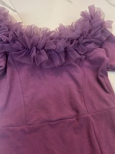 Elegant Off-Shoulder Ruffle Maxi Dress