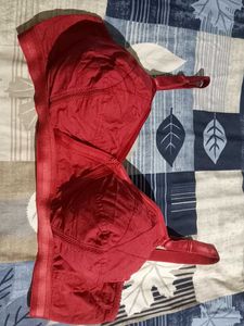 Comfortable Red Bra