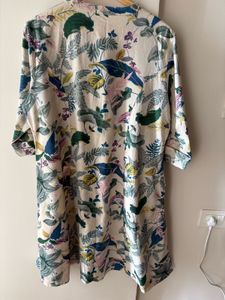 Floral Print Cotton Dress/Kurta