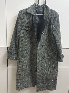 Balck n white Winter Coat