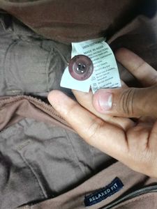 Men's Relaxed Fit Brown Trousers new but not with