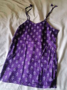 Purple short kurti