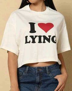 Shein Drop Shoulder Typographic Chest Print Crew