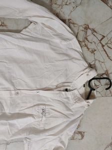 Men's White Long Sleeve Shirt