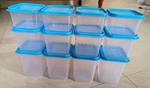 Plastic Storage Jar and Container  Square Containe