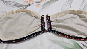 O'Neill Micro-Stripe Bandeau Bikini Top
