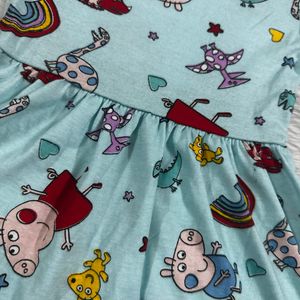 Peppa Frock 3-4 Years