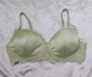 Light Green Lace Bra