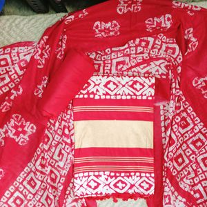 Pure Batik Unstitched Cotton Suits