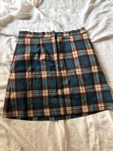 Vintage Plaid Mini Skirt
