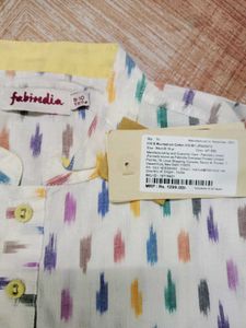 Fab india Chinese collar shirt kurta for boys