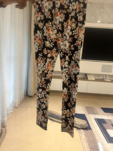 Floral Print Tights