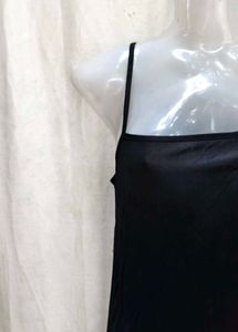 Sheer Black Slip Dress