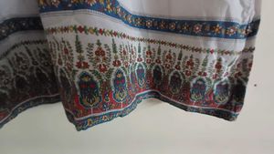 Elegant cream Embroidered Kurta