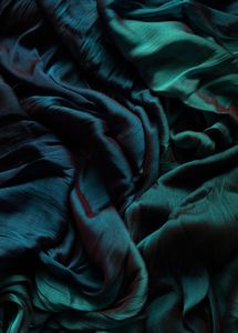 Shimmering Teal Ombre Ready to wear saree