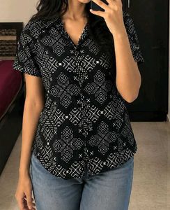 Stylish Printed Short Sleeve Shirt