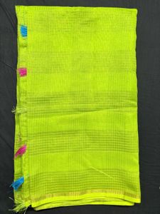 Elegant Green Embroidered Saree