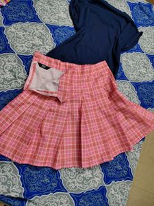 Cute Butterfly T-shirt and Skirt Co Ord set