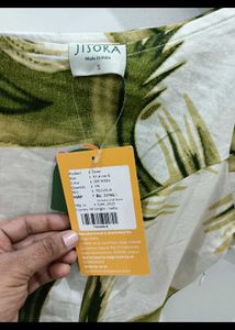 Unique Print Puff Sleeve Dress