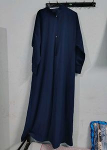 abaya burkha with free nose peace blue export arab
