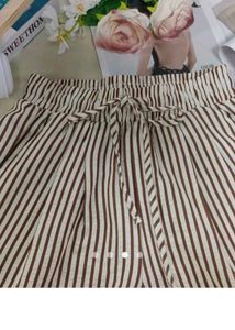 Striped Wide Leg Pants