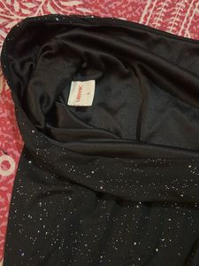 Sparkly Black Mini Skirt