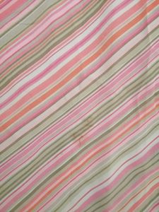 Multicolor Chiffon Skirt With Side Zip